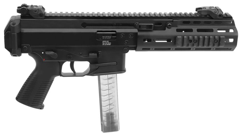 B&T APC9 SD-SC 9mm 5.7″ 1:10″ Bbl Black Pistol w/Sub-Compact Suppressor BT-36046-SC