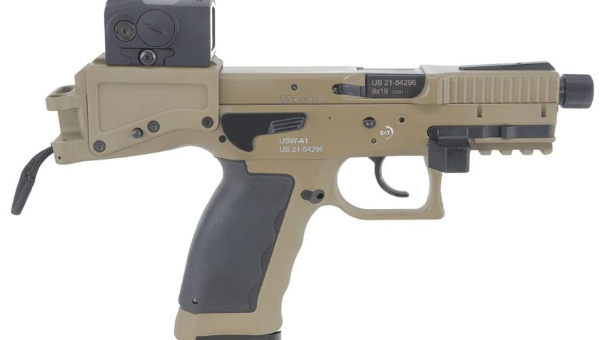 B&T USW-A1 9mm 4.3″ Bbl Coyote Tan 17rd Pistol BT-430003-CT