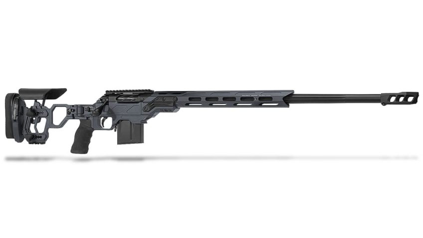 Cadex Defense CDX-R7 LCP (Lite Comp) SA .308 Win 24″ 1:11.25″ Bbl Skele-Stock Hybrid Gry/Blk Rifle w/MX1 MB CDXR7-LCP-308-24-BS20-D2F1N-HGB