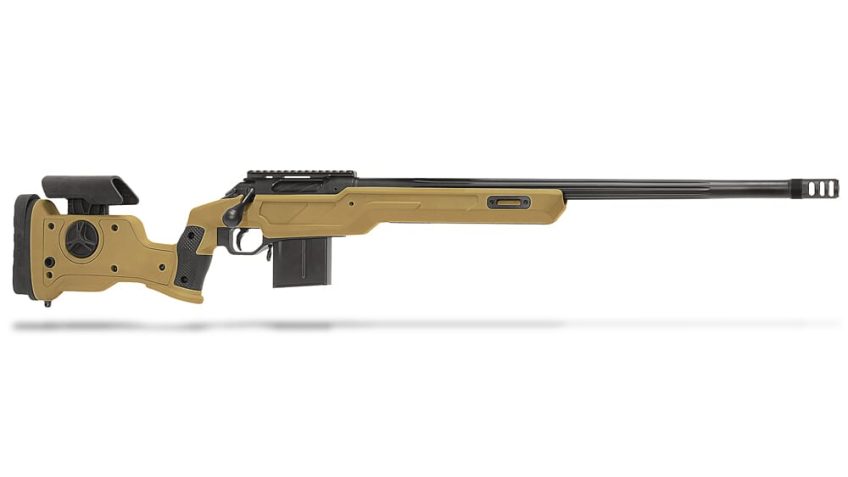 Cadex Defense CDX-R7 SHP LA .300 Norma Mag 26″ 1:8″ Bbl Integrated Stock Hybrid Tan/Blk Rifle w/MX2 ST MB CDXR7-SHPD-3NM-26-CI30-D2B1N-HTB