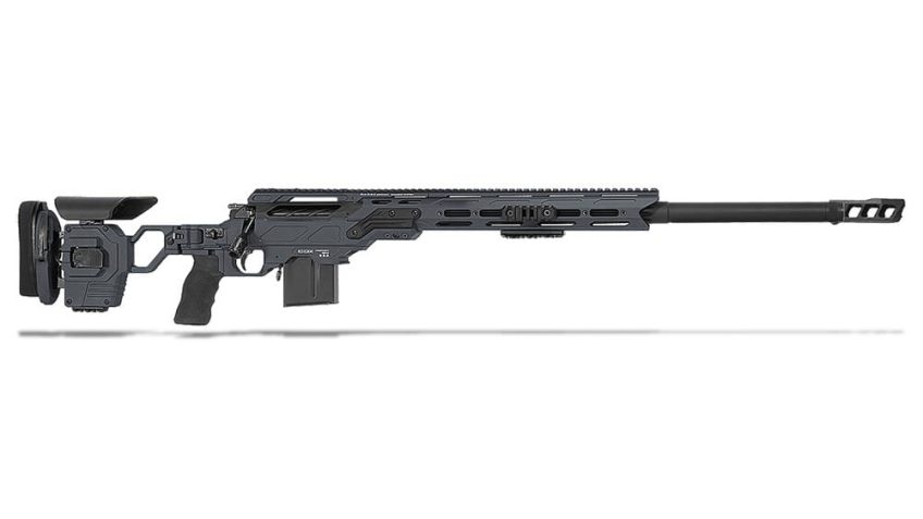 Cadex Defense CDX-33 LITE .338 Lapua Mag 27″ 1:9.5″ Bbl Hybrid Gry/Blk Rifle w/MX1 MB CDX33-LITE-338-27-BR30-D2D3N-HGB