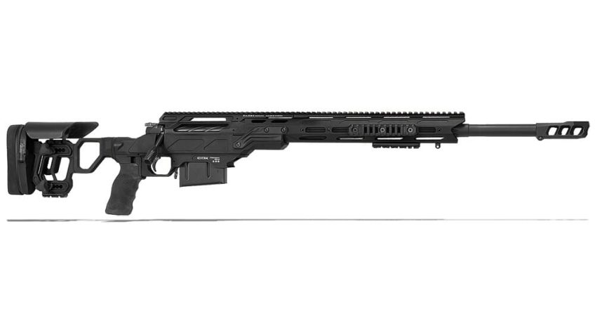 Cadex Defense CDX-30 TAC 6.5 Creedmoor 24″ 1:8″ Bbl Skele-Stock Black Rifle w/MX1 MB CDX30-TAC-6.5-24-BS20-D2B1N-BLK