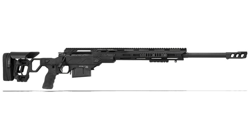 Cadex Defense CDX-33 LITE .338 Lapua Mag 27″ 1:9.5″ Bbl Skele-Stock Black Rifle w/MX1 MB CDX33-TAC-338-27-BS30-D2D3N-BLK