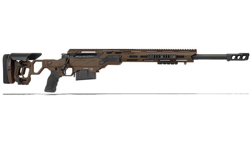 Cadex Defense CDX-30 TAC .308 Win 24″ 1:11.25″ Bbl Skele-Stock Hybrid SSV/Blk Rifle w/MX1 MB CDX30-TAC-308-24-BS20-D2F1N-HSB