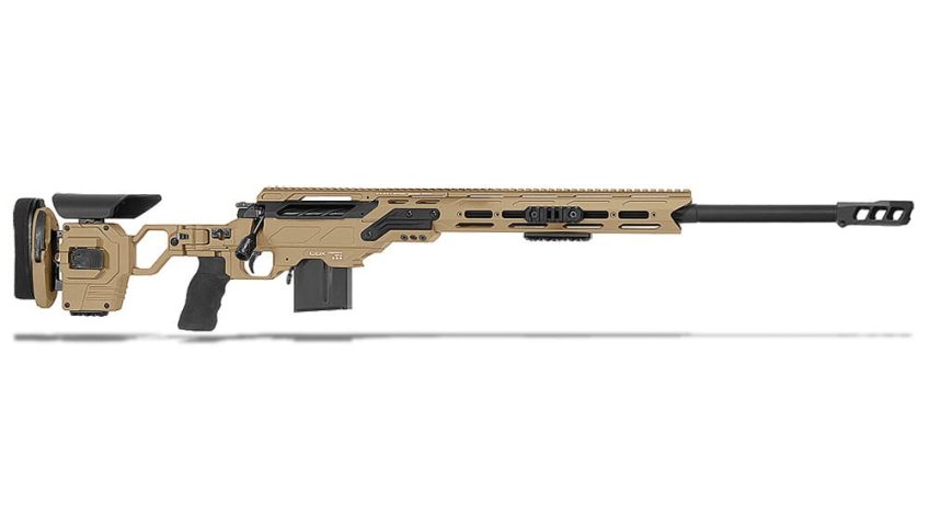 Cadex Defense CDX-30 LITE 6 Creedmoor 24″ 1:7.5″ Bbl Hybrid Tan/Blk Rifle w/MX1 MB CDX30-LITE-6CM-24-BR20-D2A1N-HTB