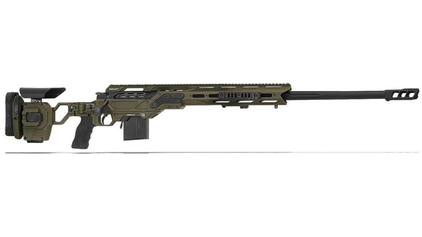 Cadex Defense CDX-MC KRAKEN Multi-Cal .338 Lapua Mag 27″ 1:9.5″ Bbl Hybrid ODG/Blk Rifle w/MX1 MB CDXMC-KRKN-338-27-BR30-D2D3N-HOD