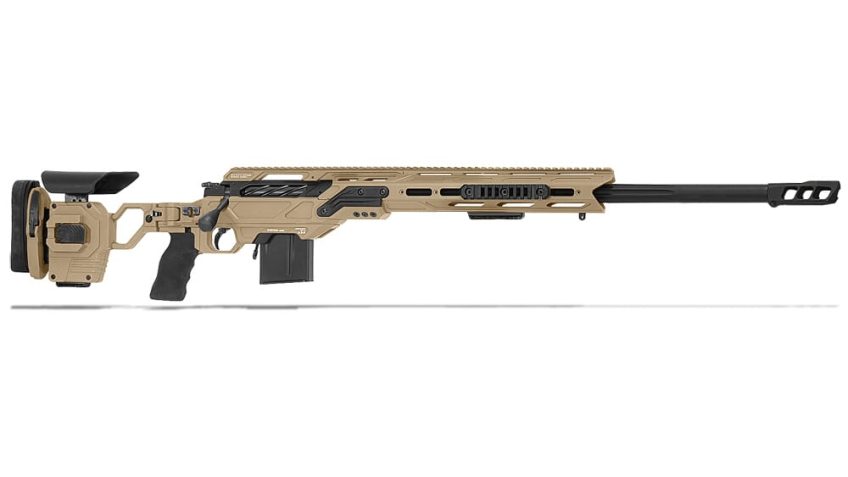 Cadex Defense CDX-MC KRAKEN Multi-Cal 6 Creedmoor 24″ 1:7.5″ Bbl Hybrid Tan/Blk Rifle w/MX1 MB CDXMC-KRKN-6CM-24-BR20-D2A1N-HTB