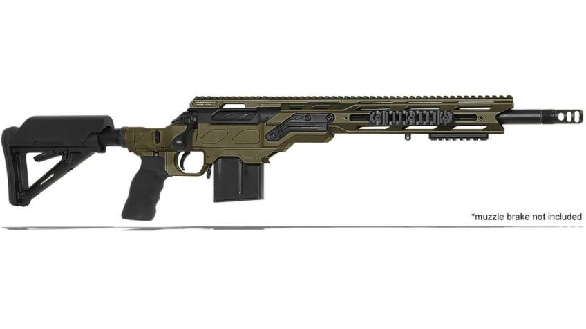 Cadex Defense CDX-R7 CPS (Takedown) SA 6.5 Creedmoor 16.5″ 1:10″ Bbl Hybrid ODG/Blk Rifle w/MX1 MB CDXR7-COPS-308-165-BR20-D2E1N-HOD