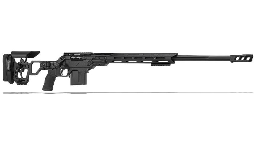 Cadex Defense CDX-R7 LCP (Lite Comp) LA .300 Norma Mag 26″ 1:8″ Bbl Skele-Stock Black Rifle w/MX1 MB CDXR7-LCP-3NM-26-BS30-D2B1N-BLK