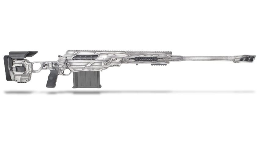 Cadex Defense Tremor .50 BMG 29″  1:15″ Bbl 1-14 TPI Battle Worn White Rifle w/Round Bolt Knob & MX1 Muzzle Brake CDX50-DUAL-50-29-BR40-D2J5N-BWW