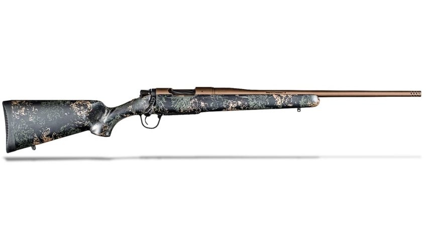 Christensen Arms Mesa FFT .280 Ack Imp 22″ 1:9″ Burnt Bronze Bbl Carbon w/Green & Tan Rifle 801-01184-00