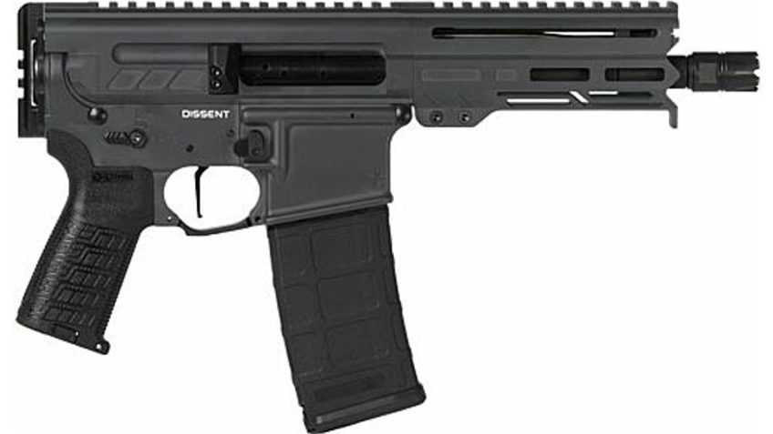 CMMG Dissent Mk4 5.56mm, 6.5" Barrel, Triggertech Ar-D 2 Stage, Sniper Grey, 30rd