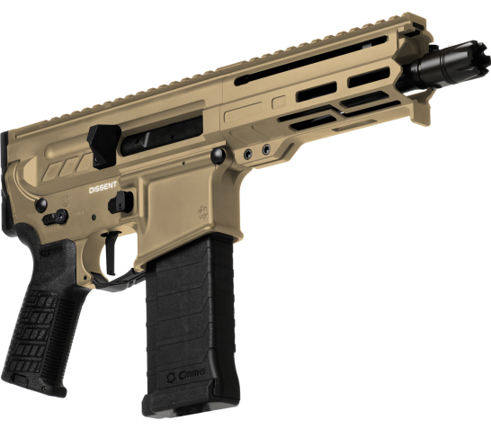 Cmmg Pistol Dissent Mk4 5.7×28 Mm 6.5″ 32rd Coyote Tan