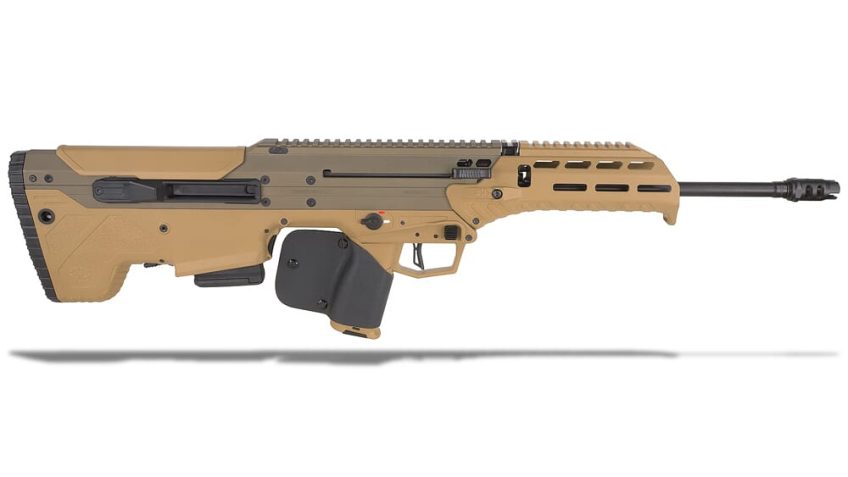 Desert Tech MDRx 5.56 NATO/.223 Wylde 20″ Bbl CA Compliant FDE 10rd Side-Eject Rifle MDR-RF-B2010-SEC-F