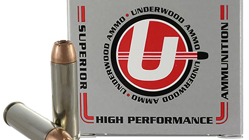 Underwood Ammunition 500 S&W Magnum 350 Grain Hornady XTP Jacketed Hollow Point Box of 20