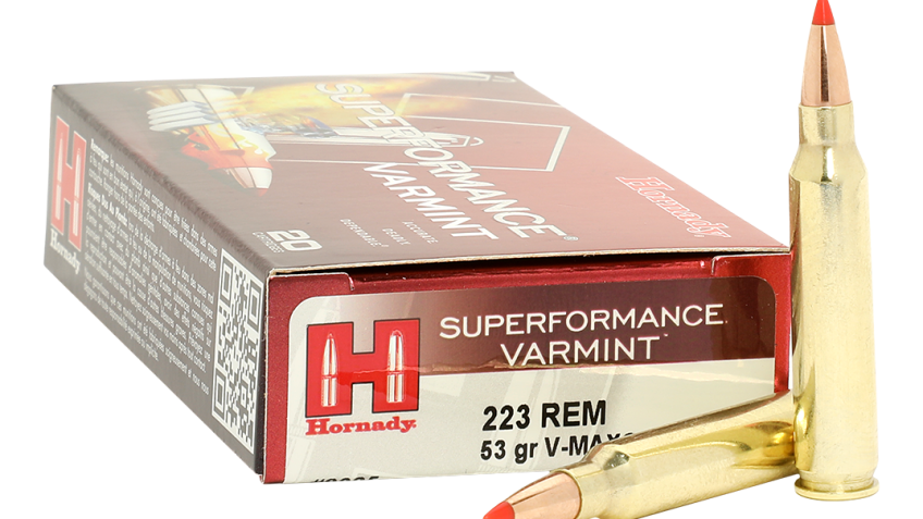 Hornady Superformance .223 Remington 53 Grain Varmint Centerfire Rifle Ammo