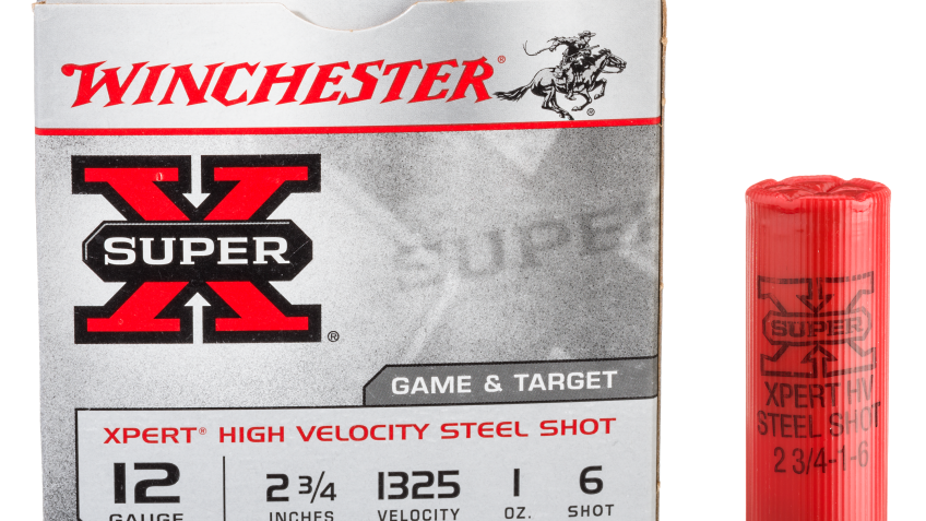 Winchester Xpert Hi-Velocity Game and Target Steel Shotshells – 12 Gauge – #6 Shot – 250 rounds