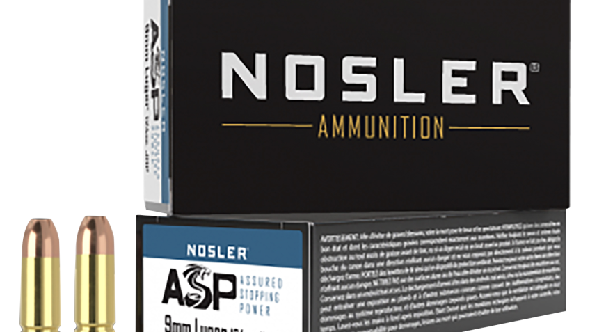 Nosler Match Grade Handgun Ammo – 9mm Luger – 124 gr. – 50 rounds