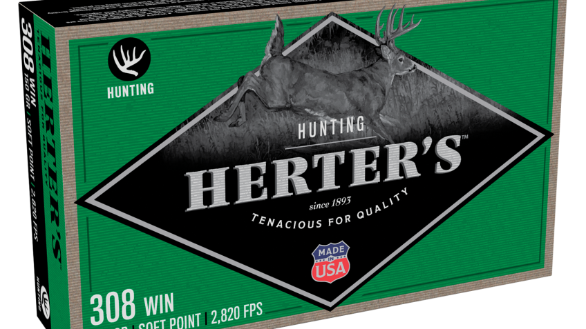 Herter’s .308 Winchester 150 Grain Soft Point Centerfire Rifle Ammo