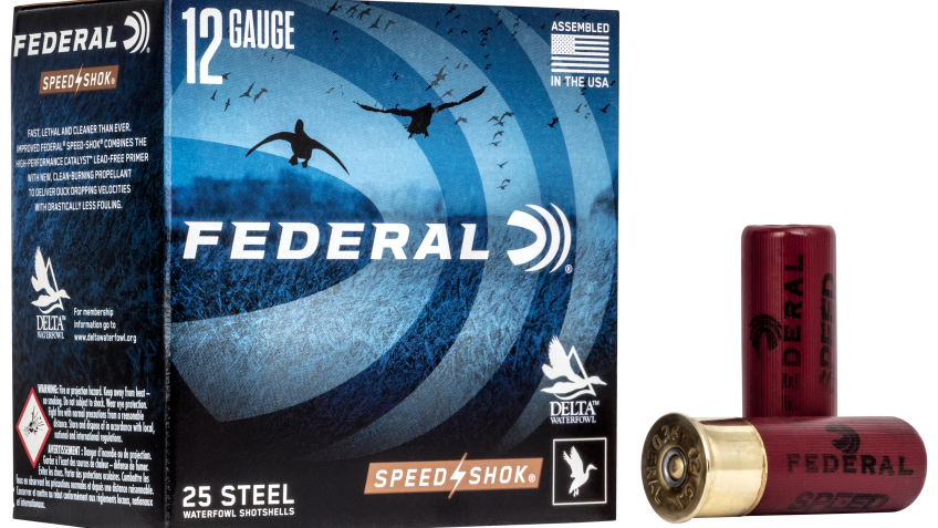 Federal Premium Speed-Shok Shotgun Shells – 12 Gauge – #3 – 2.75