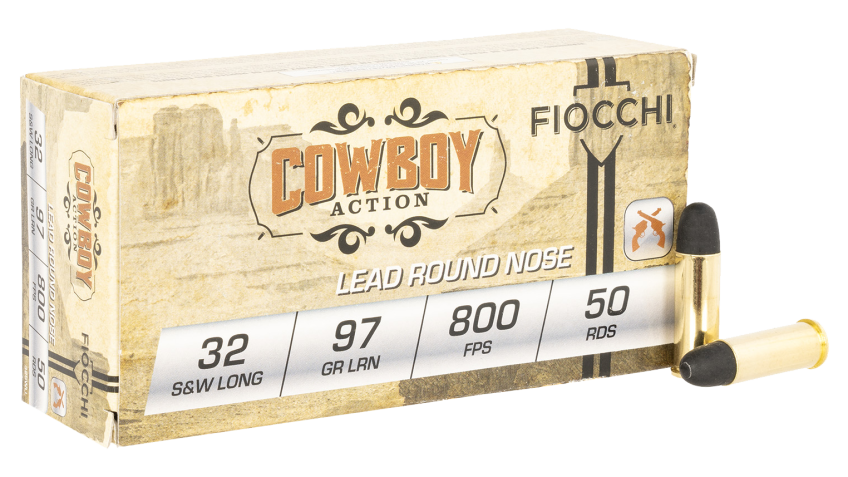 Fiocchi Shooting Dynamics Handgun Ammo – .32 S&W – 97 Grain – 50 Rounds – Lead RN