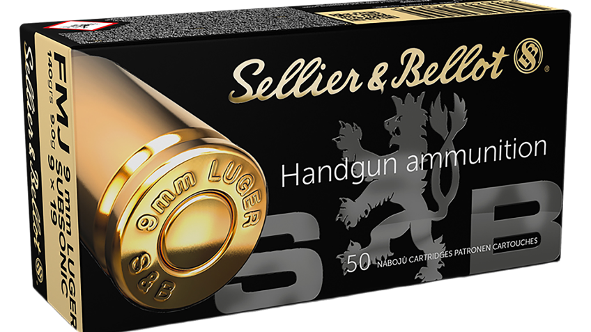 Sellier & Bellot Handgun Ammo – 9mm Luger – 140 grain – 50 Rounds