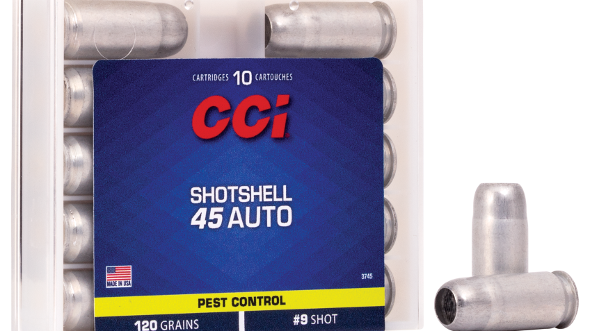 CCI Shotshell .45 ACP #9 Shot Centerfire Handgun Ammo