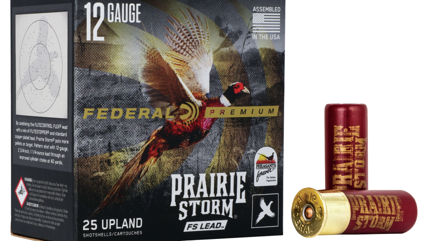 Federal Premium Prairie Storm FS Lead Shotshells – 12 ga. – #4 – 2.75