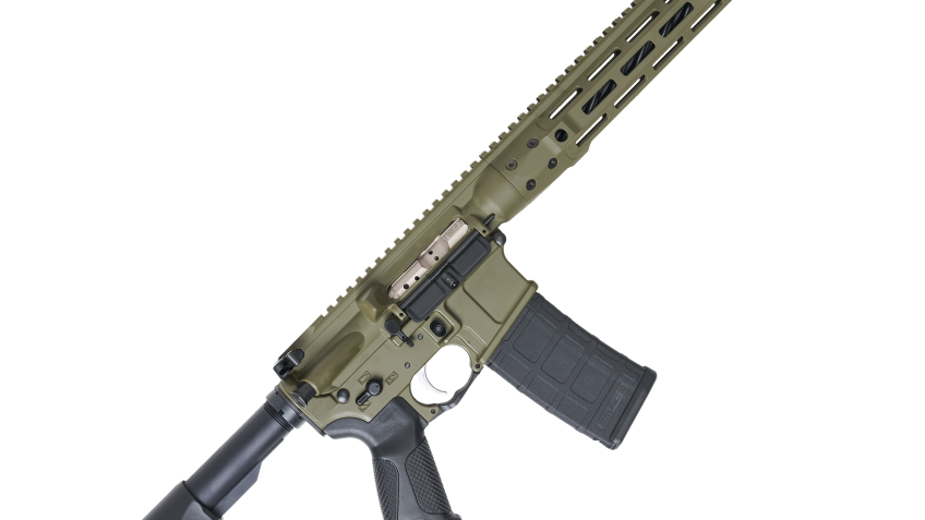 LWRC IC DI AR-15 Rifle with M-LOK Handguard – Moss Green