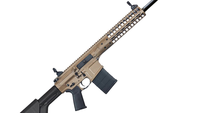 LWRC REPRI MKII Semi-Auto Rifle with Muzzle Break – Flat Dark Earth