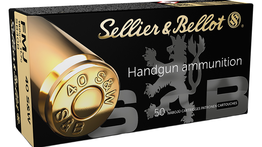 Sellier & Bellot Handgun Ammo – .40 S&W – 180 grain – 50 Rounds –