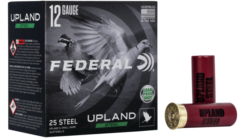 Federal Upland Steel Shotgun Ammo – 12 Gauge – 250 Rounds – 2.75” – #7.5