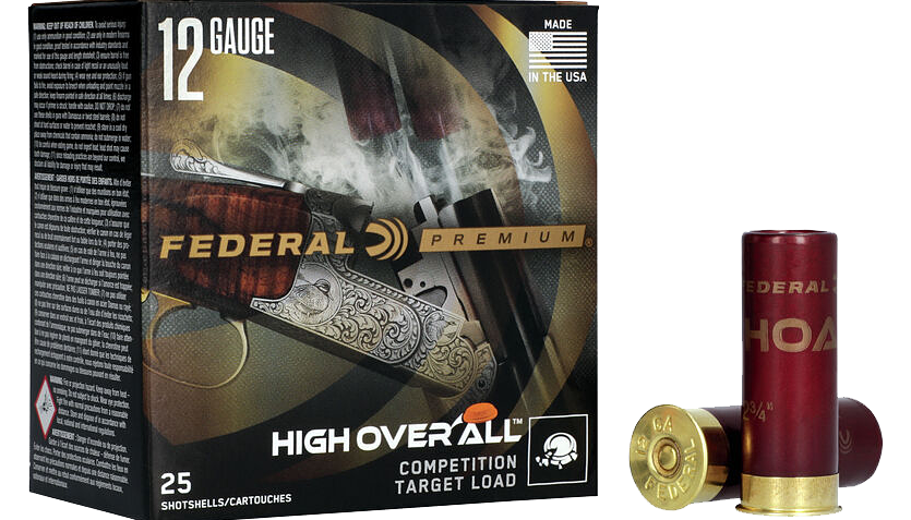 Federal High Over All Competition Target Load Shotshells – HOA12HC 7.5 CS