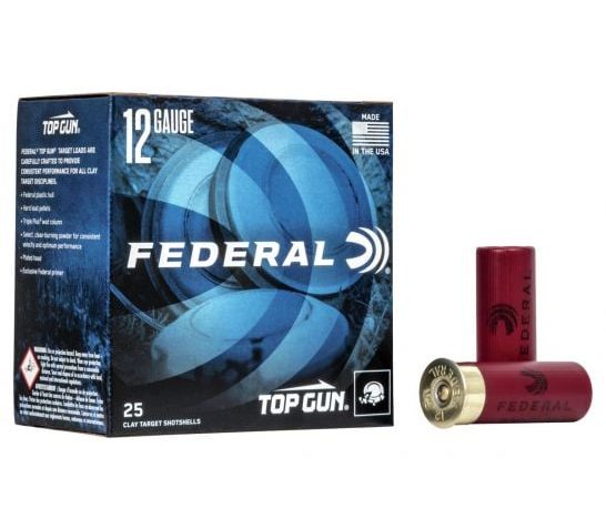 Federal Top Gun Size 8 12 Gauge 25 Count 1.125 Oz Velo 1200