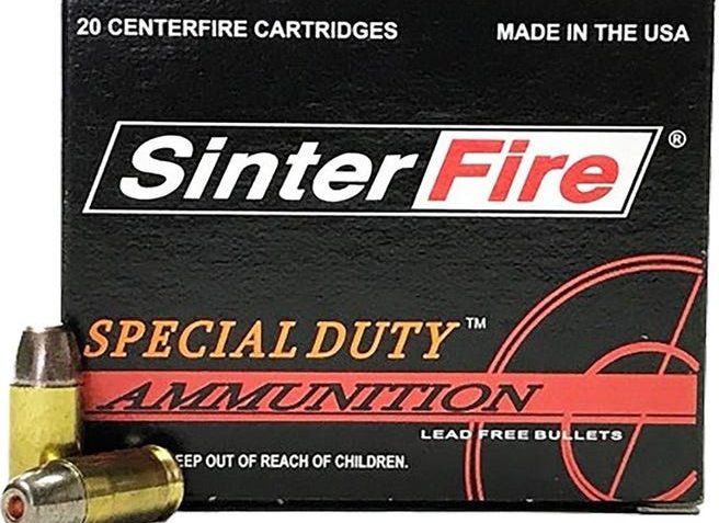 SinterFire Special Duty Self-Defense 9 mm Luger 100 Grain Brass Cased Pistol Ammo, 20 Rounds, SF9100SD