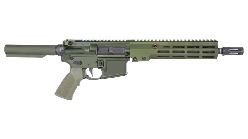 Super Duty 5.56 NATO 10.3″ 1:7″ CHF Bbl OD Green Pistol 08-186ODGP