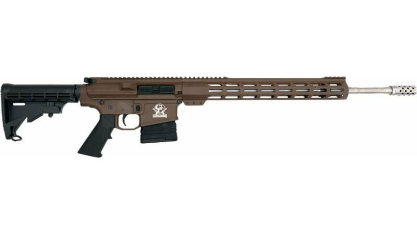 GLFA Gl-10 RIA 6.5 Creedmoor, 20" Barrel, Buck Brown Finish, Optics Ready, 10rd