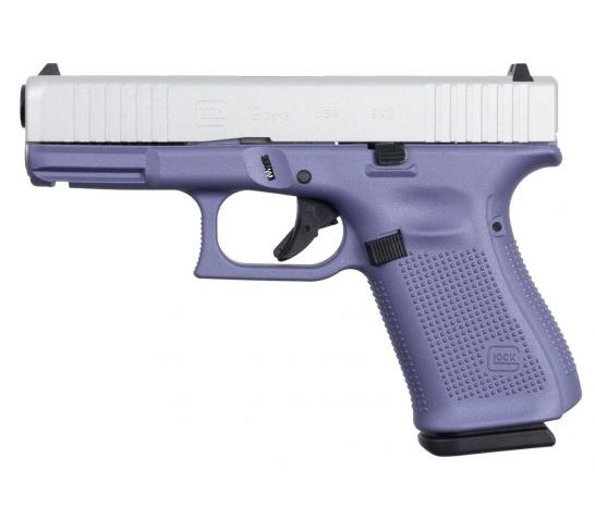 Glock 19 Gen5 9mm, 4.02'' Barrel, Aluminum Slide, Crushed Orchid Frame, 15rd