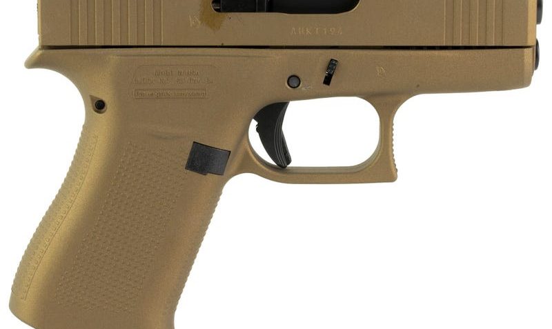 Glock 43X Burnt Bronze 9mm 3.4" Barrel 10-Rounds