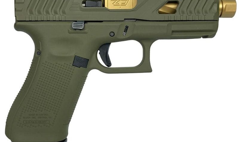 Glock 45 Gen5 OD Green / Gold 9mm 4.6″ Barrel 17-Rounds