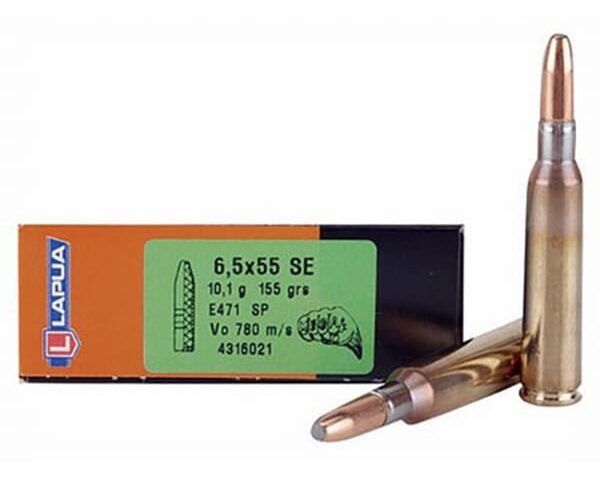 Lapua 6.5×55 Mauser 155gr SP Mega Ammo LU4316021