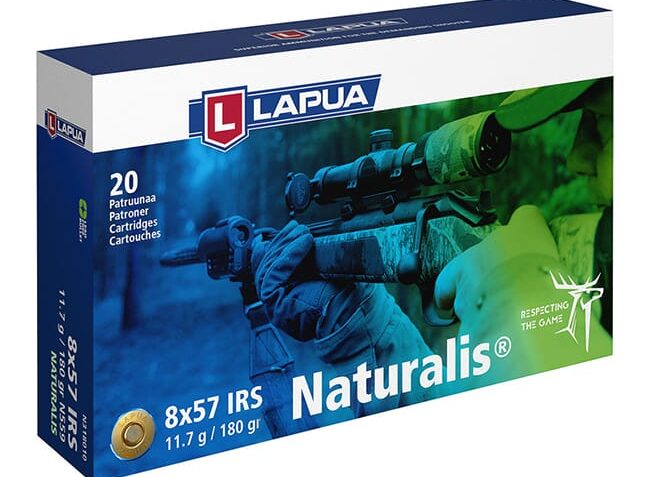 Lapua 8×57 IRS 180gr Naturalis Solid Box of 20 N318010