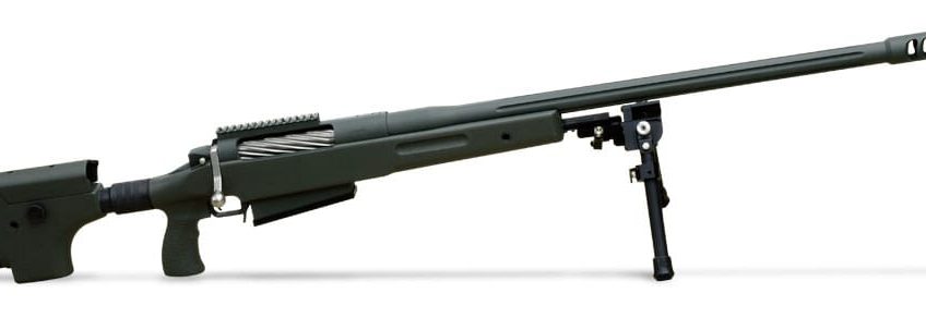 McMillan RH Tac 50-A1 BMG 29″ barrel olive with bipod and one mag