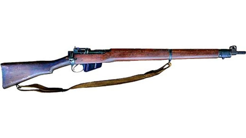 Navy Arms Enfield #4 MK1 .303 British, 25" Barrel, Non-Matching Bolts, Original Canvas Sling, New Navy Arms Magazine