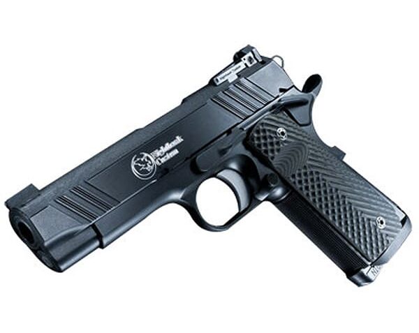 Nighthawk Bob Marvel Custom 9mm 4.25? Bull Barrel, Nighthawk Everlast Recoil System, Checkered Front