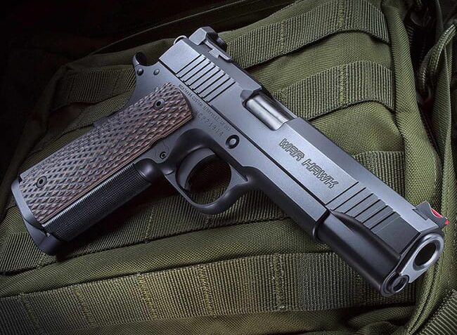 Nighthawk War Hawk .45 ACP 5? Barrel, Nighthawk Everlast Recoil System, Tri-cut Slide Top, Fiber Opt