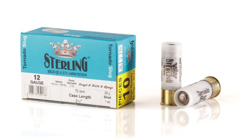 Sterling Sterling Tornado Slugs 12Ga 1 oz 2 3/4in Centerfire Shotgun Slug Ammunition, 10 Rounds, 96045