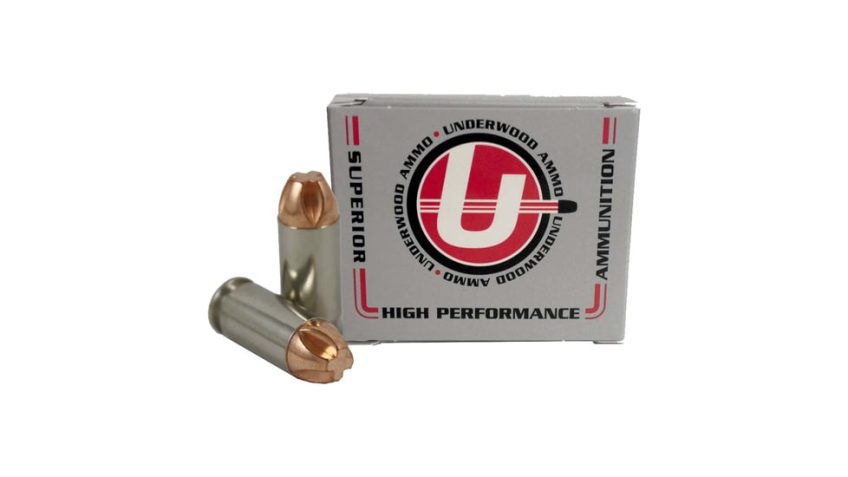 Underwood Ammo Extreme Defender, .40 S&W, 100 Grain, Solid Monolithic, Nickel Plated Brass Cased, Centerfire Pistol Ammo, 20 Rounds, 862