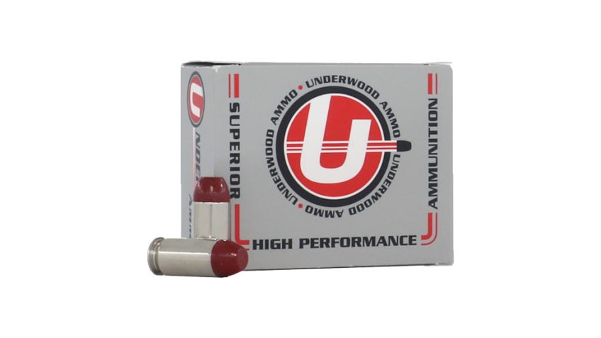 Underwood Ammo .45 ACP +P 255gr. Flat Nose Hi-Tek Coated Centerfire Pistol Ammunition, 20 Round, 727