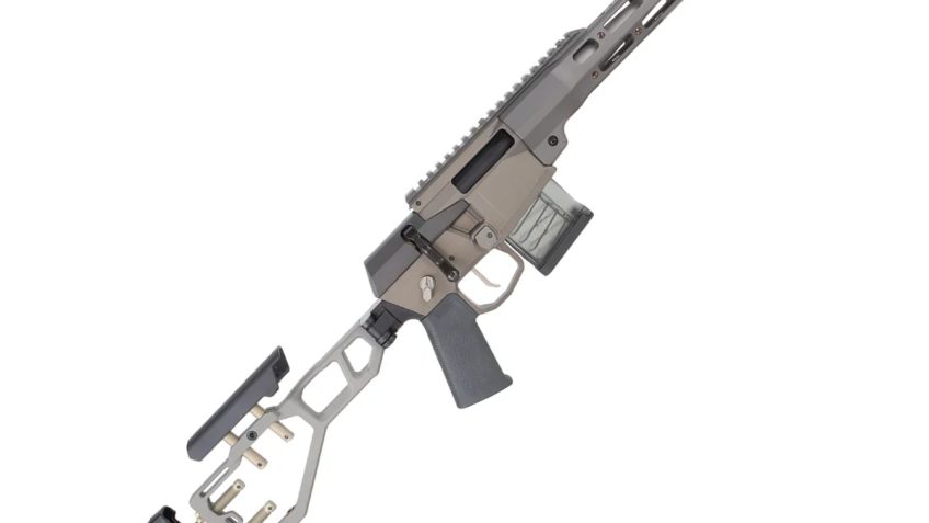 Q, LLC. mini FIX .300 BLK 8″ 1:5 Twist w/Folding Stock SBR (NFA) MINIFIX-300BLK-8IN-SBR